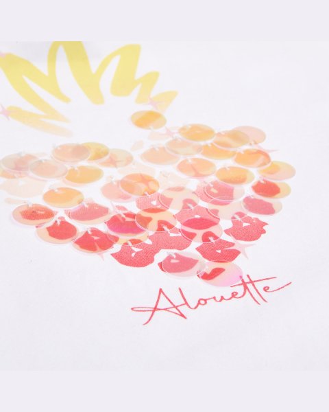 Top with embossed elements (6-14 years)