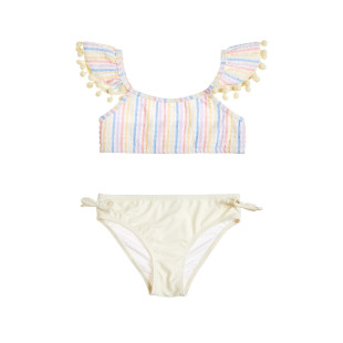 Bikini set True Blue with pom pon (6-16 years)