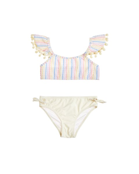Bikini set True Blue with pom pon (6-16 years)