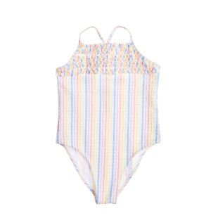 Swimsuit True Blue with waffle texture (6-14 years)