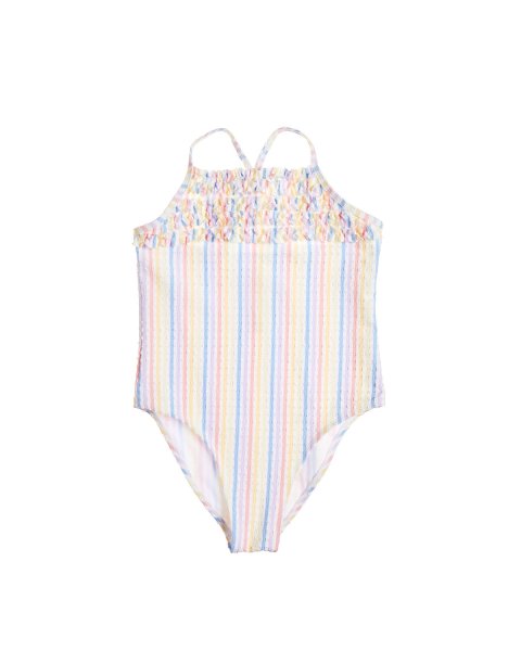 Swimsuit True Blue with waffle texture (6-14 years)