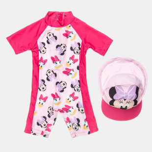 Swimwear Disney Minnie Mouse sun safe UPF50+ with hat (3-18 months)