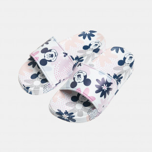 Slides Disney Mickey Mouse pink flowers (Size 30-35)