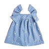 Denim dress with embroidery (12 months-5 years)