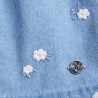 Denim dress with embroidery (12 months-5 years)