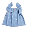 Denim dress with embroidery (12 months-5 years)