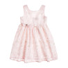 Dress with bow and floral pattern (12 months-5 years)