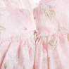 Dress with bow and floral pattern (12 months-5 years)