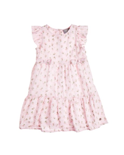 Dress with floral pattern (12 months-5 years)