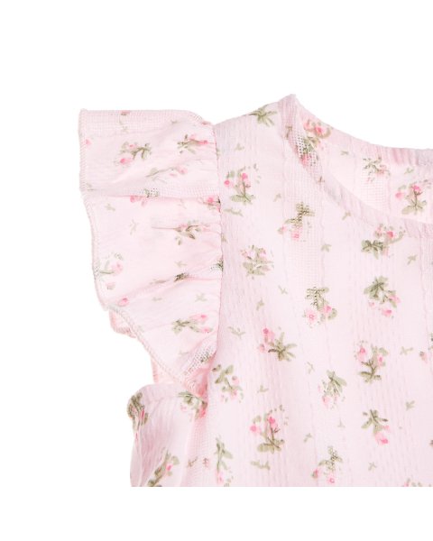 Dress with floral pattern (12 months-5 years)