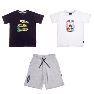 Set 3pcs t-shirt and shorts (12 months-5 years)
