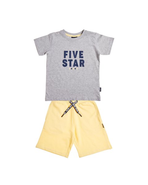Σετ 3τμχ μπλούζα και βερμούδα Five Star (12 μηνών-5 ετών)