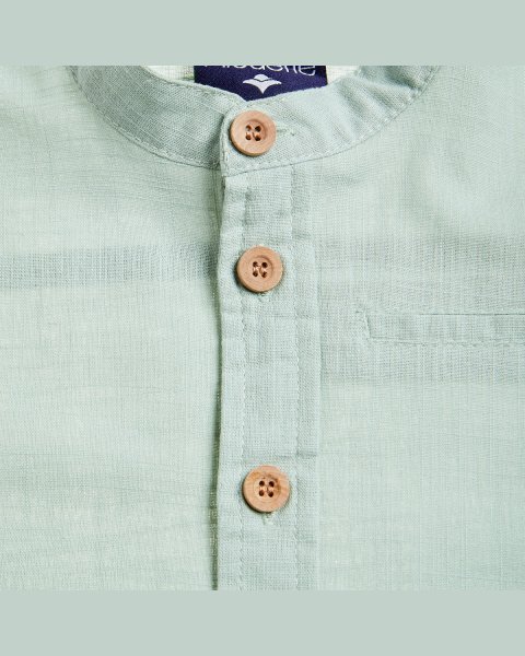 Linen shirt and shorts set (9 months-8 years)