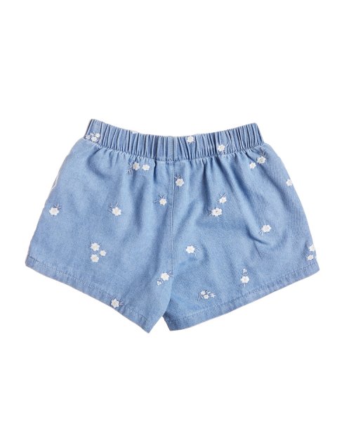 Denim set with scrunchie (18 months-5 years)