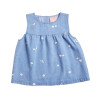 Denim set with scrunchie (18 months-5 years)