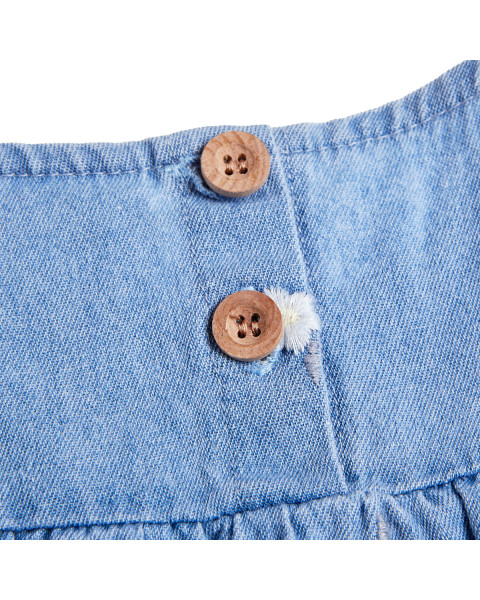 Σετ τζιν με scrunchie (18 μηνών-5 ετών)