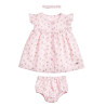 Floral dress with briefs and hairband (6 months-4 years)