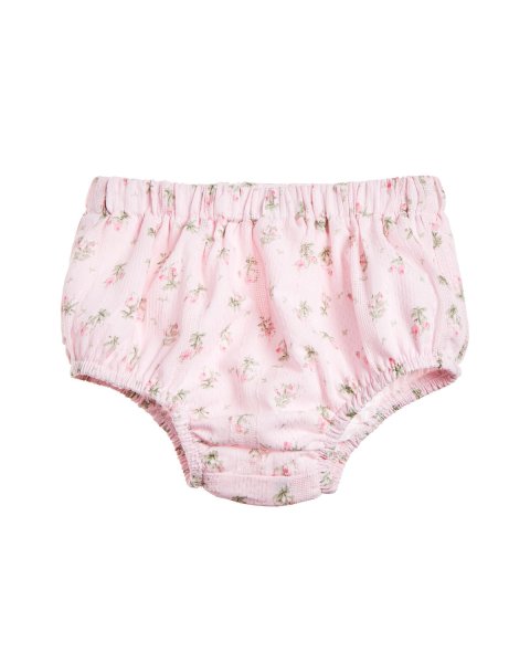 Floral dress with briefs and hairband (6 months-4 years)