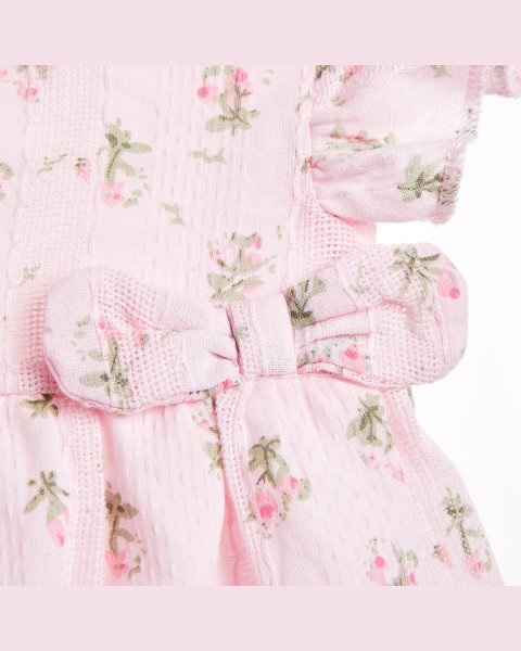 Floral dress with briefs and hairband (6 months-4 years)