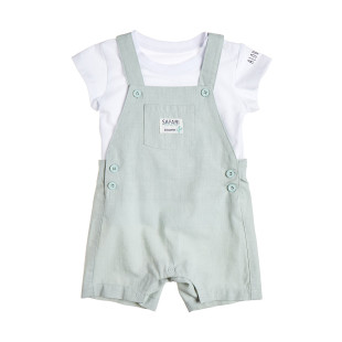Linen overall Tender Comforts with top (3-18 months)