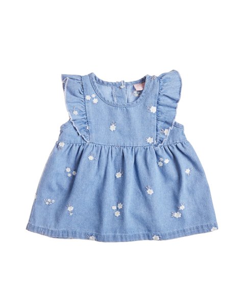 Set denim, slip and headband (3-18 months)
