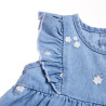 Set denim, slip and headband (3-18 months)