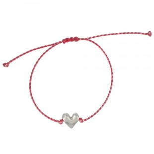 Make-A-Wish March bracelet silver Heart