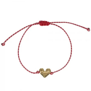 Make-A-Wish March bracelet gold Heart