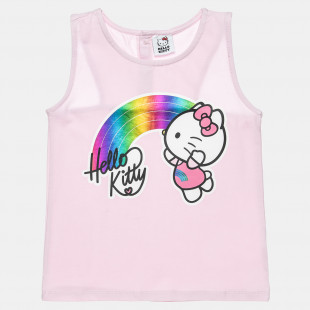 Μπλούζα Hello Kitty με γυαλιστερή λεπτομέρεια (3-8 ετών)