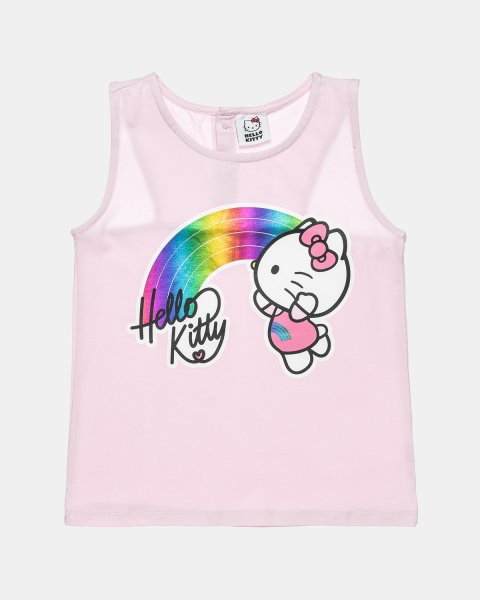 Μπλούζα Hello Kitty με γυαλιστερή λεπτομέρεια (3-8 ετών)
