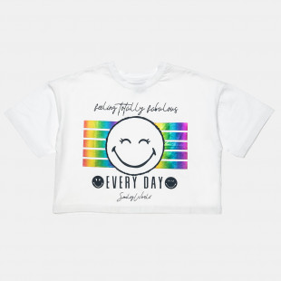 Top cropped SmileyWorld® with shiny detail (4-14 years)