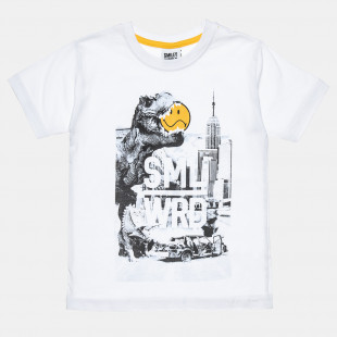 Μπλούζα SmileyWorld® με τύπωμα (4-14 ετών)