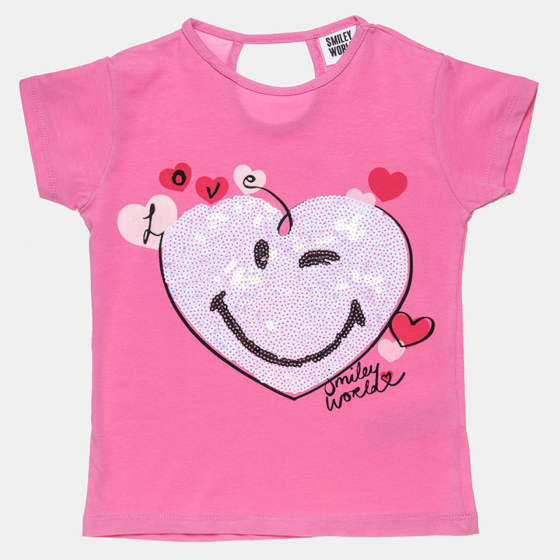 Top SmileyWorld® with sequins (4-14 years)