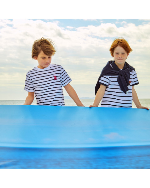 T-Shirt Greenwich Polo Club with embroidery (2-14 years)