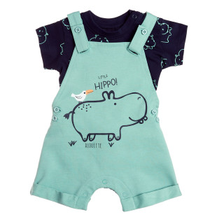 Σαλοπέτα Tender Comforts με μπλούζα (3-18 μηνών)