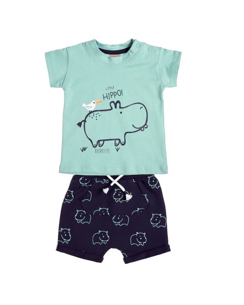 Set Tender Comforts with print (3-18 months)