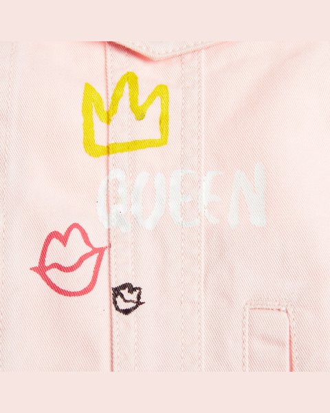 Denim jacket with prints (6-14 years)