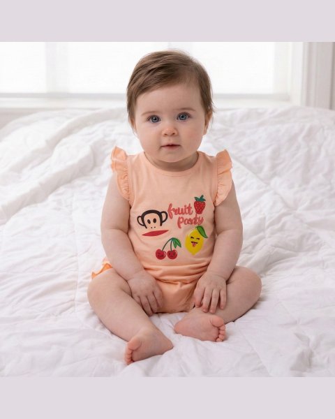 Babygrow Paul Frank with embossed elements (1-12 months)