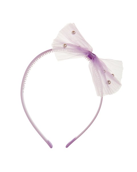 Hairband with bow and pearls
