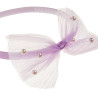 Hairband with bow and pearls