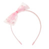 Hairband with bow and pearls