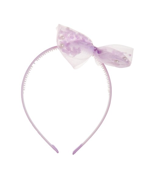 Hairband with bow and pearls
