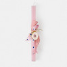Easter Candle with pink decorative eye