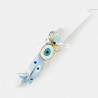Easter Candle with blue decorative eye