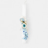 Easter Candle with blue decorative eye