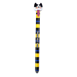 Erasable Pen Happy Life Paw Cat Yellow