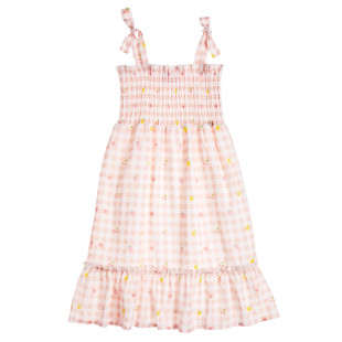 Dress with narrow shoulder straps (12 months-5 years)