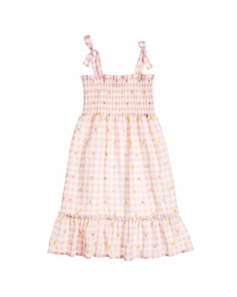 Dress with narrow shoulder straps (12 months-5 years)