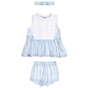 Set with viscose and metallic thread (18 months-5 years)