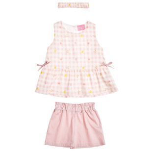 Set top, shorts and headband (12 months-5 years)